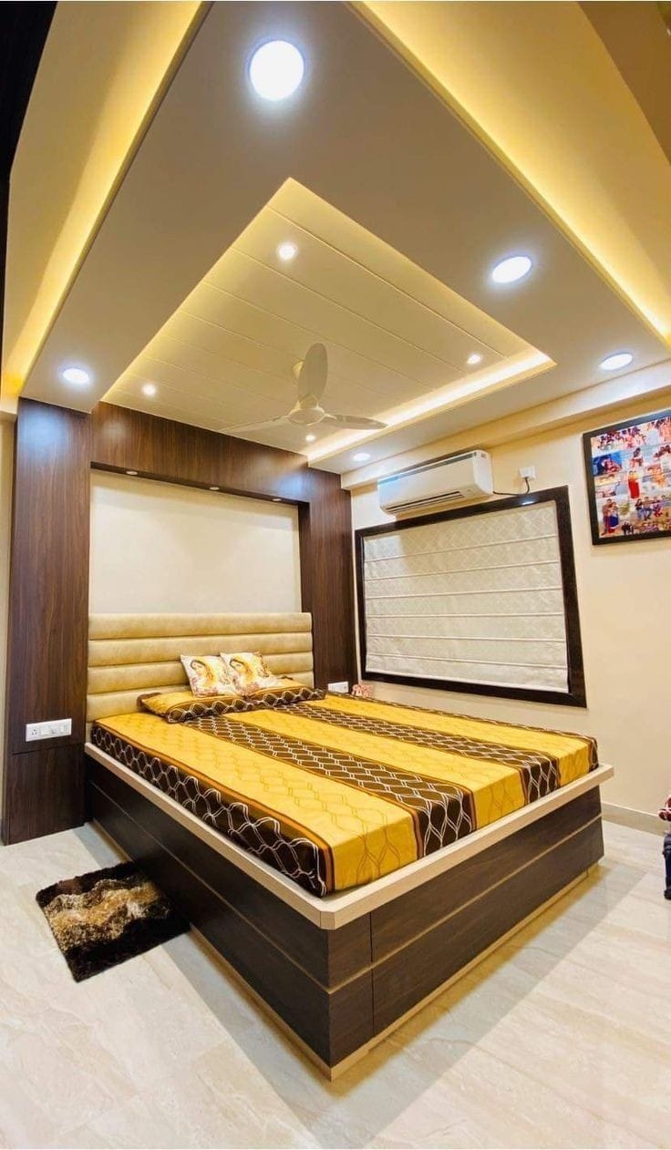 Designer False Ceiling – Transform your room with contemporary patterns and flawless finish.